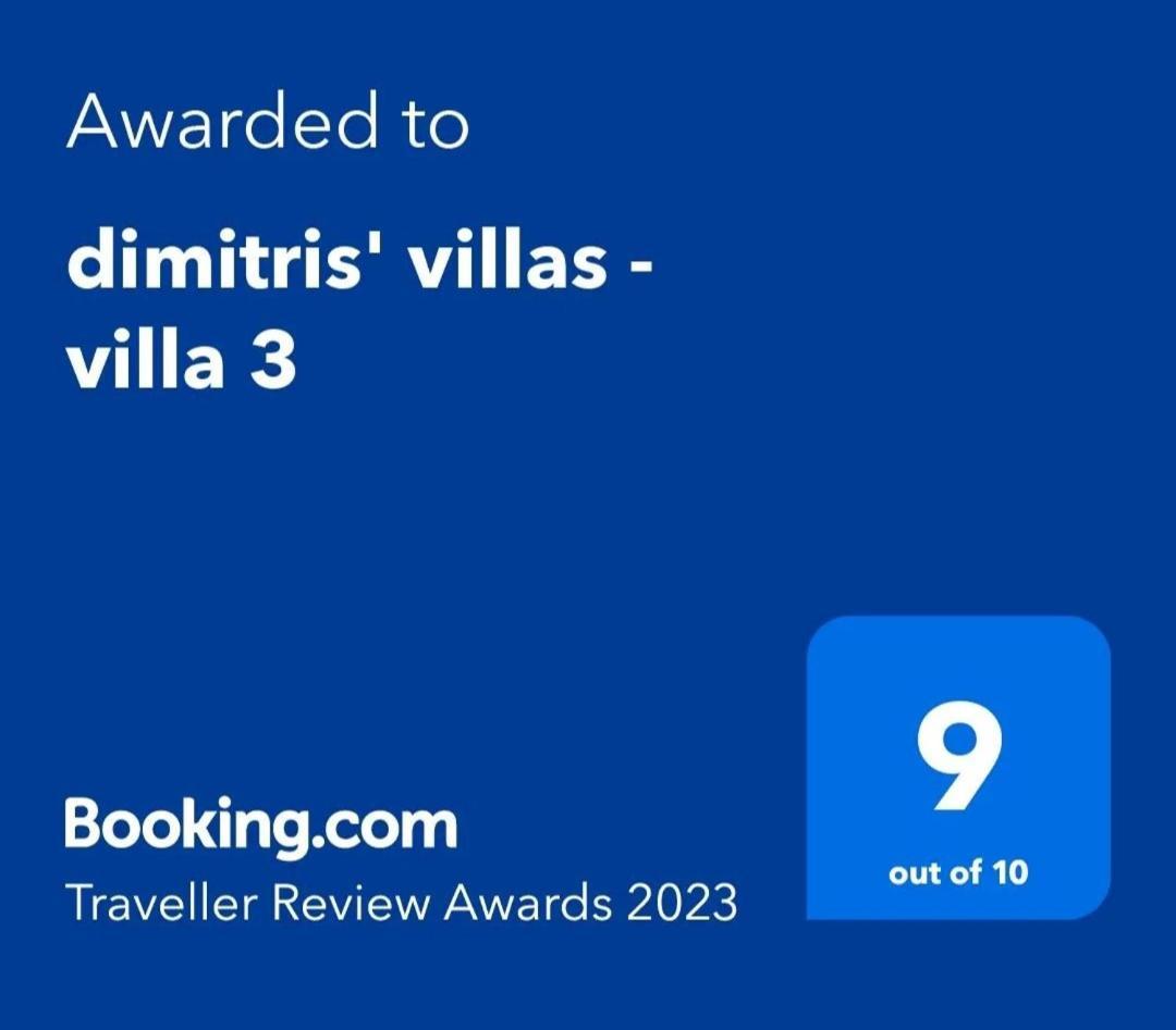 Dimitris' Villas - Villa 3 Ormos Panagias Exterior foto